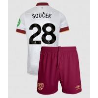 West Ham United Tomas Soucek #28 3rd trikot Kinder 2024-25 Kurzarm (+ Kurze Hosen)